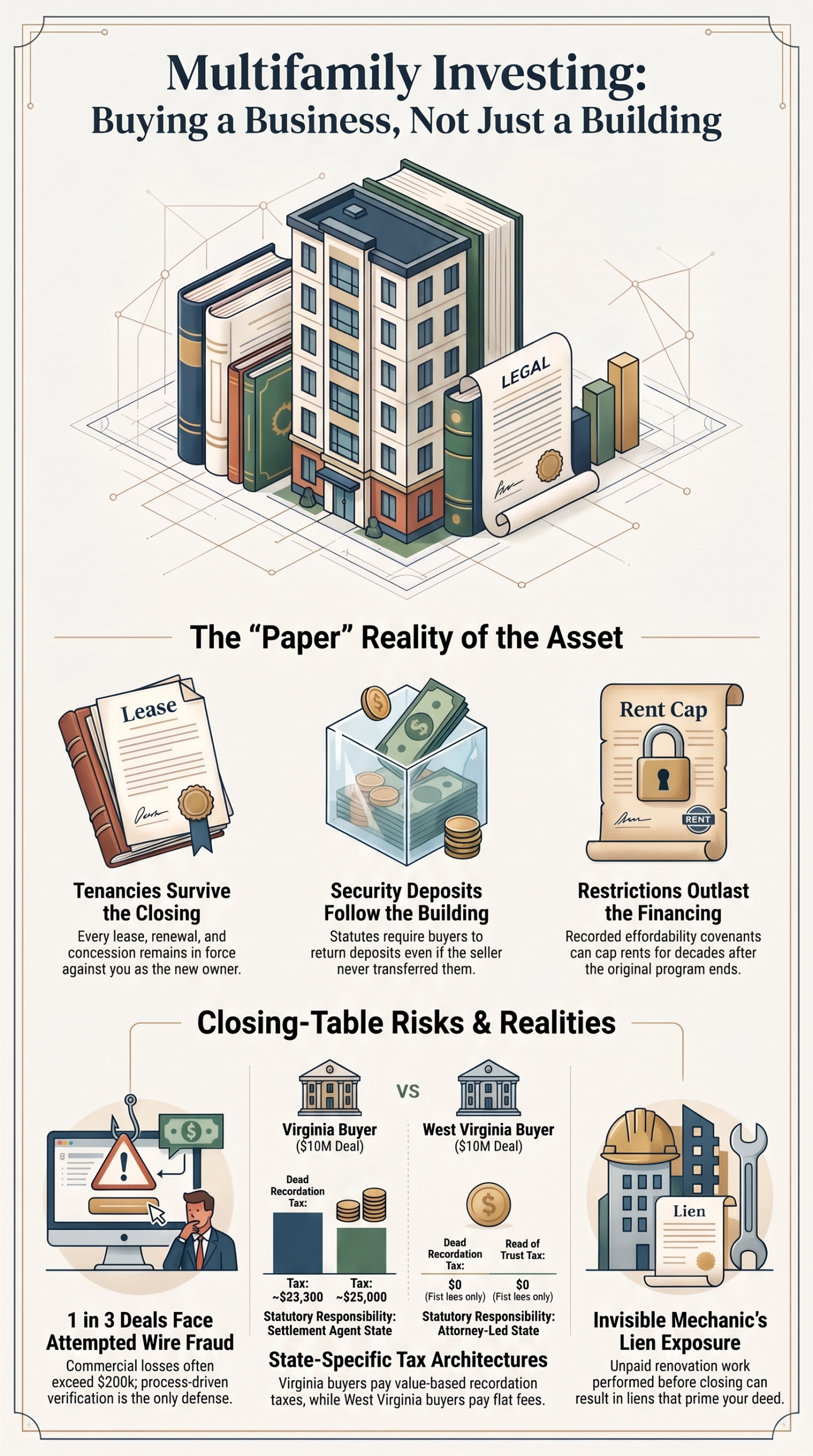 Prime Title & Escrow, LLC,The Multifamily Buyer's Guide to Virginia and West Virginia: Title, Leases, and the ClosingMultifamily Investment Risk Guide,Multifamily Buyer's Guide: Virginia & West Virginia,buying multifamily property virginia