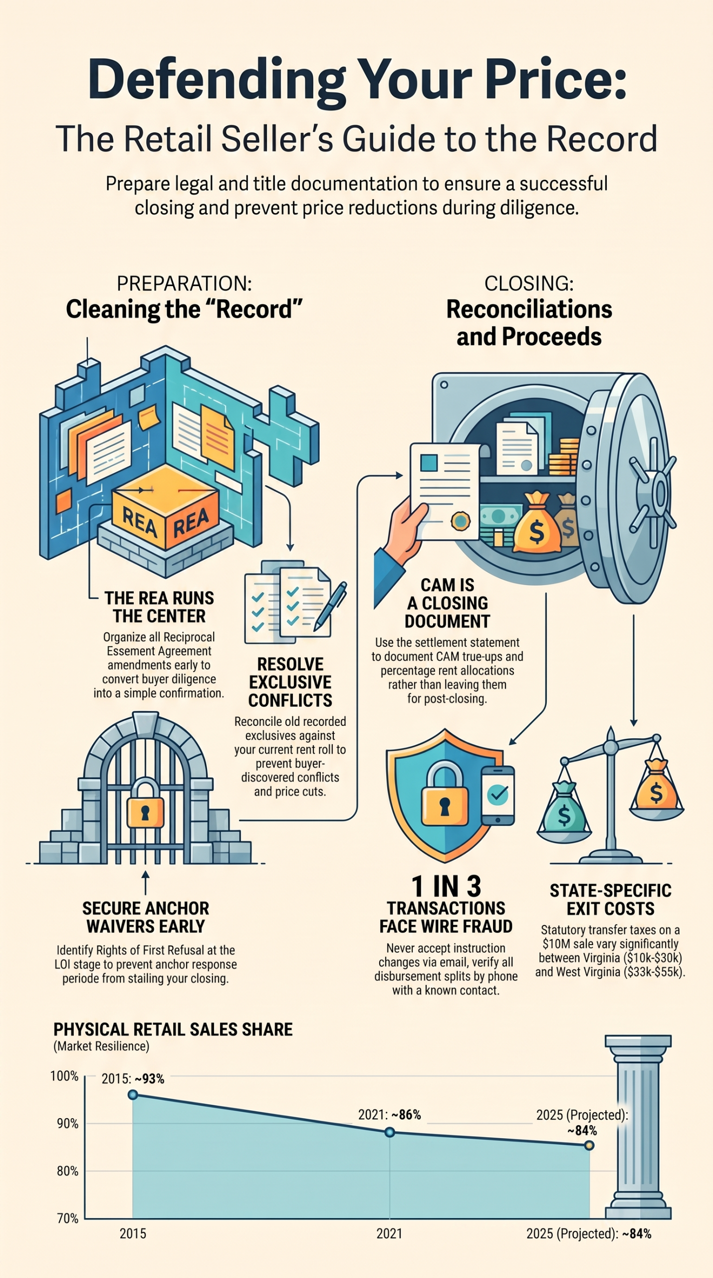 Prime Title & Escrow, LLC,The Retail Seller's Guide to Virginia and West Virginia: The Rent Roll, the Record, and the ProceedsRetail Seller-s Documentation Guide,Retail Seller's Guide: Virginia & West Virginia,selling retail property virginia